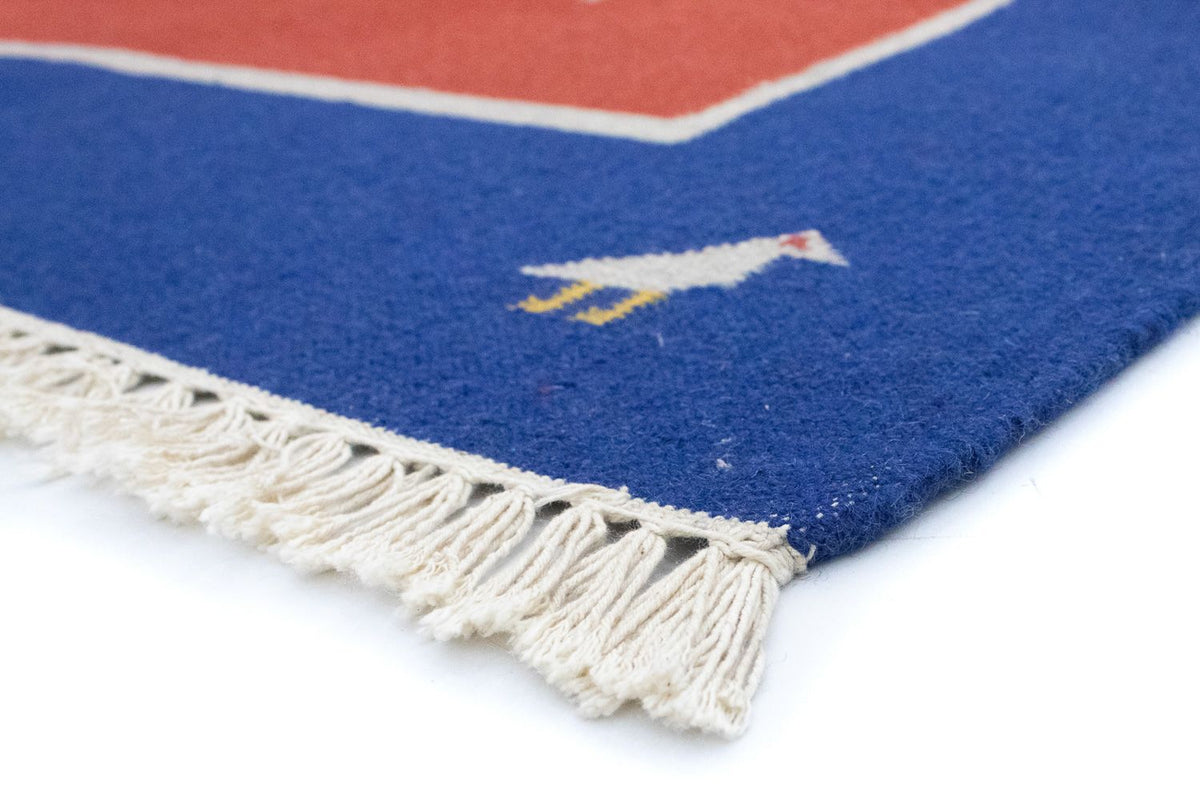 Kelim tapijt - Trendy - 200 x 140 cm - oranje