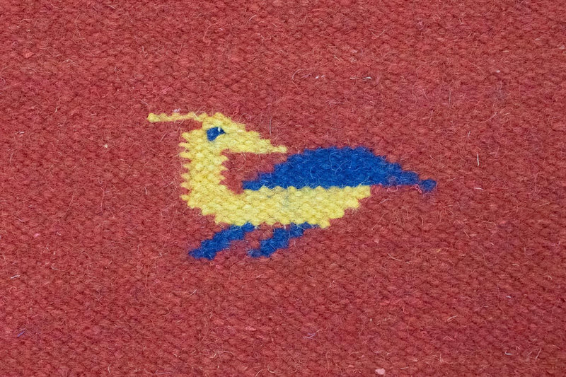 Kelim tapijt - Trendy - 200 x 140 cm - rood