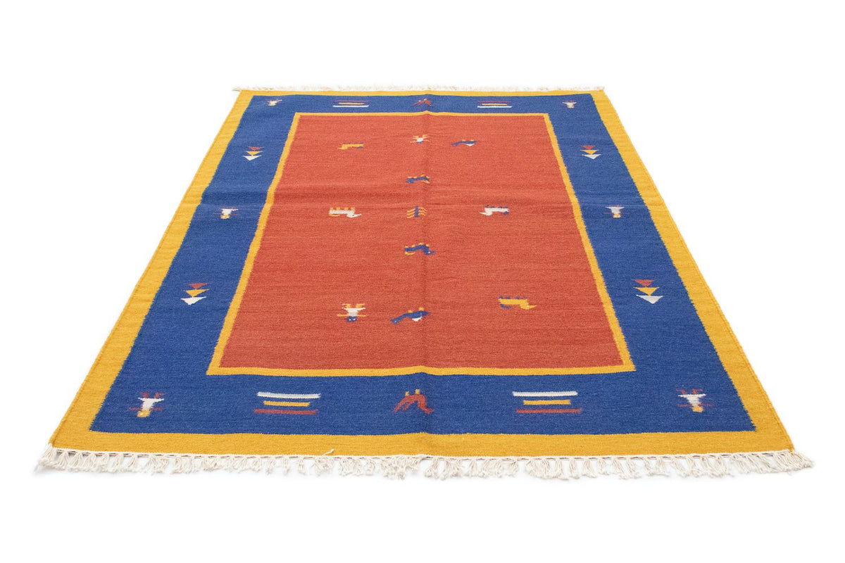 Kelim tapijt - Trendy - 200 x 140 cm - oranje