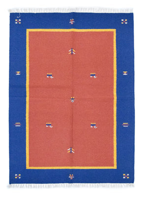 Kelim tapijt - Trendy - 200 x 140 cm - rood