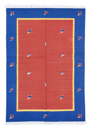 Kelim tapijt - Trendy - 200 x 140 cm - rood