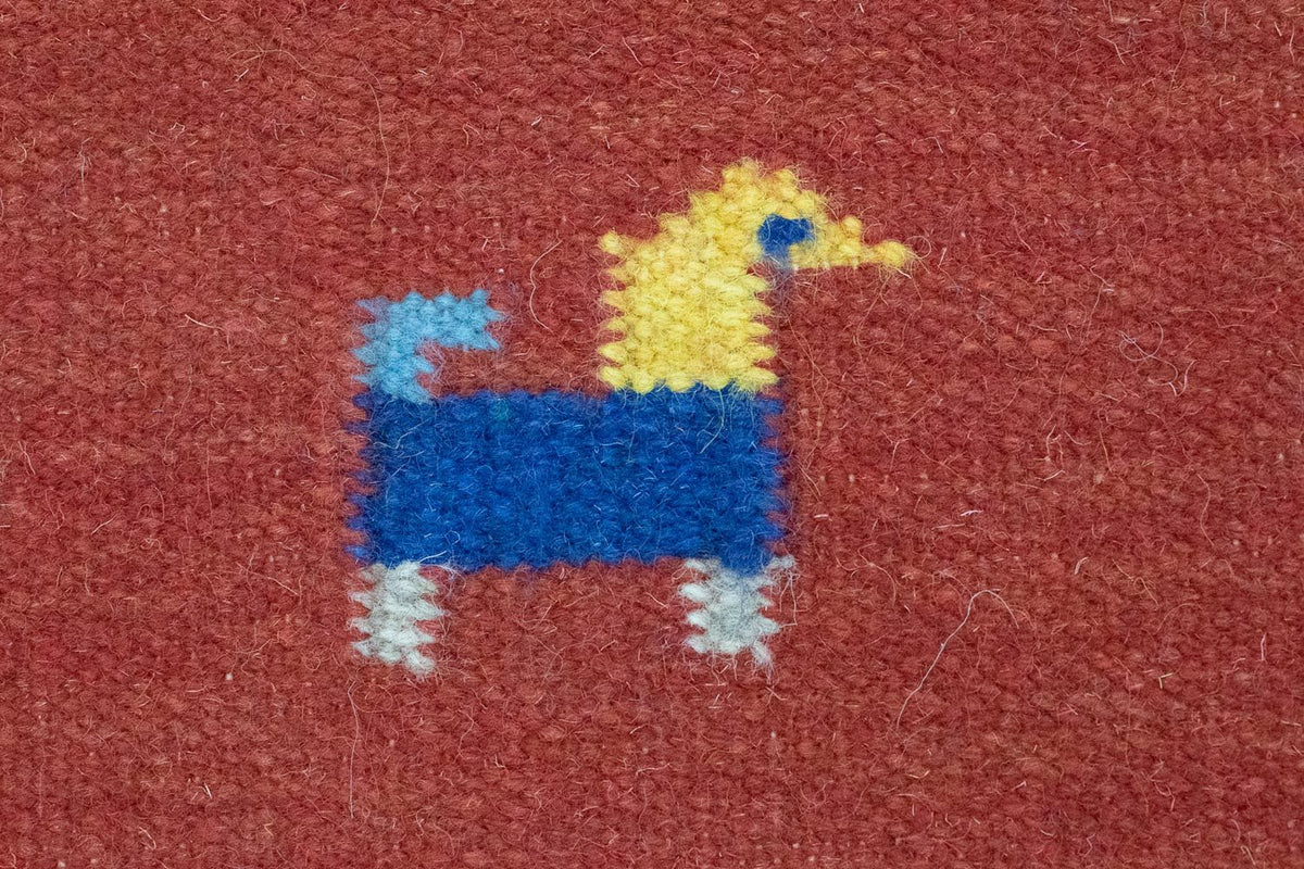 Kelim tapijt - Trendy - 200 x 140 cm - rood