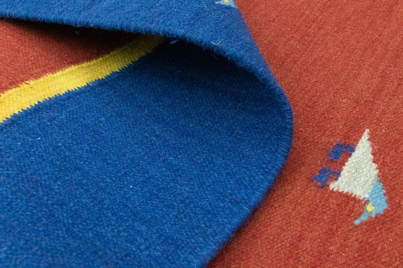 Kelim tapijt - Trendy - 200 x 140 cm - rood