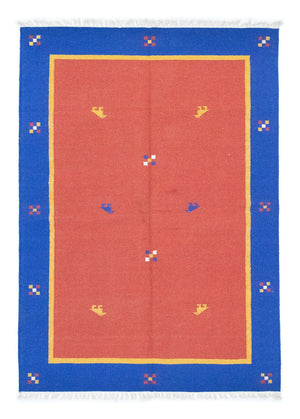 Kelim tapijt - Trendy - 200 x 140 cm - oranje