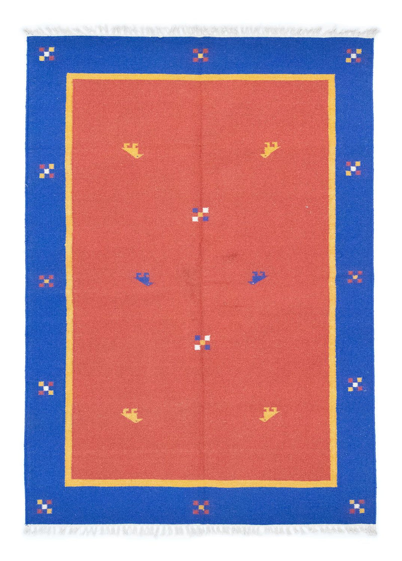 Kelim tapijt - Trendy - 200 x 140 cm - oranje