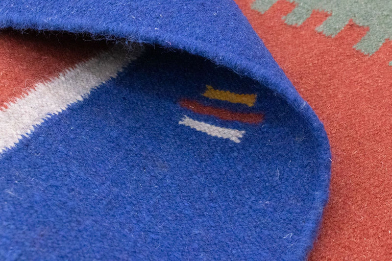 Kelim tapijt - Trendy - 200 x 140 cm - oranje