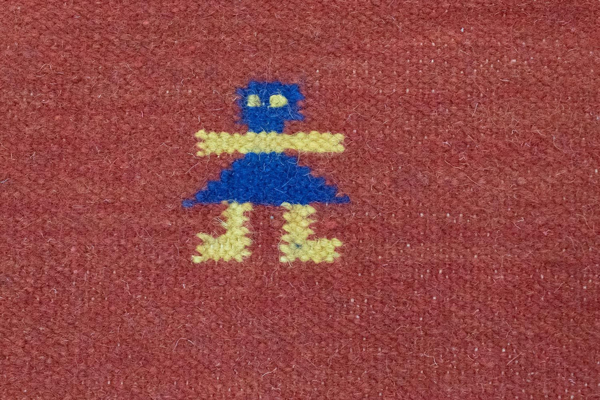 Kelim tapijt - Trendy - 200 x 140 cm - oranje