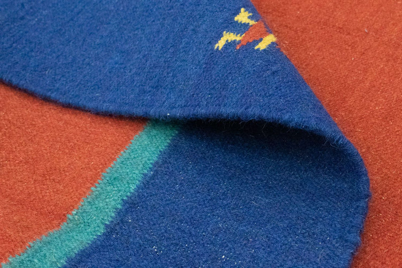 Kelim tapijt - Trendy - 200 x 140 cm - oranje