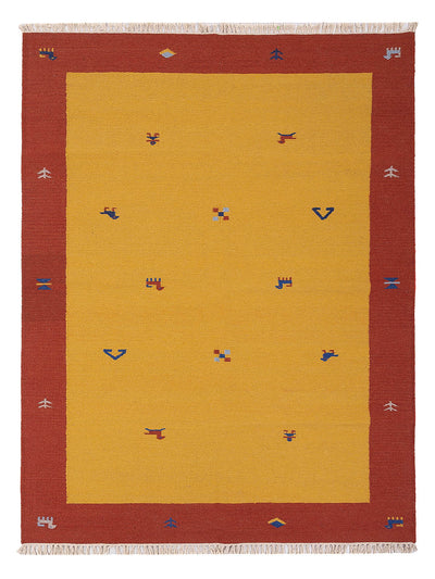 Moderne kilim Tapijt - Wollen tapijt