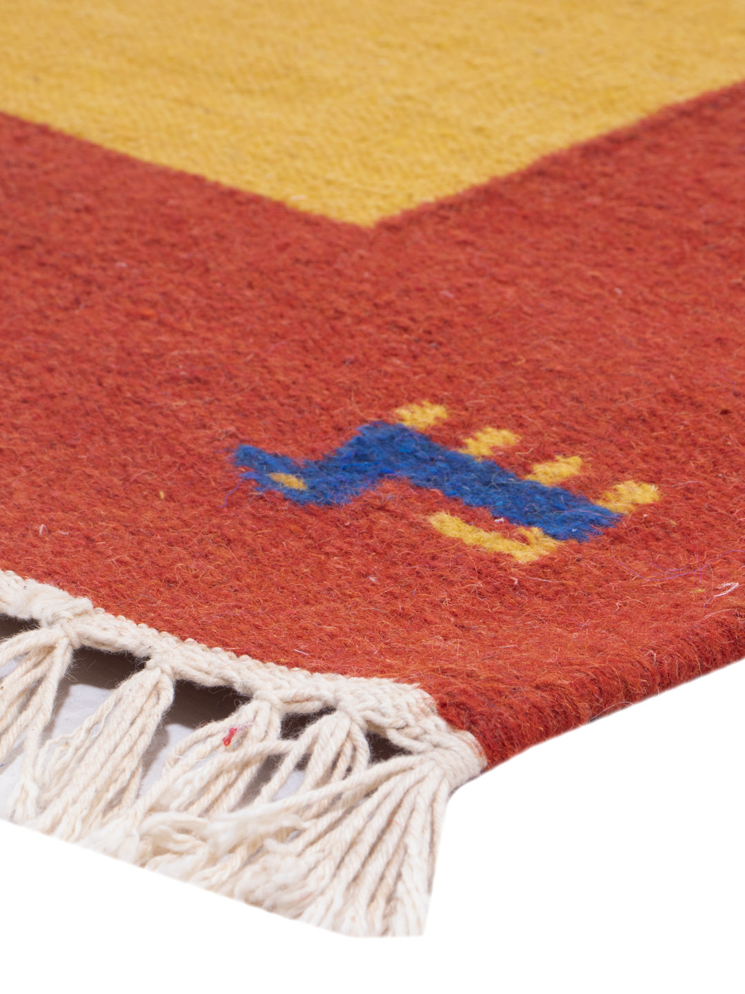 Kelim Teppich - Trendy - 240 x 170 cm - senfgelb