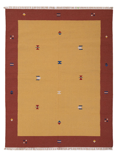 Moderne kilim Tapijt - Wollen tapijt