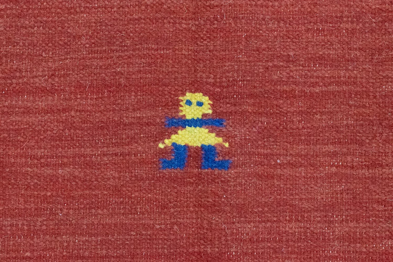 Kelim tapijt - Trendy - 200 x 140 cm - rood