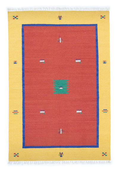 Moderne kilim Tapijt 140x200cm - Wollen tapijt