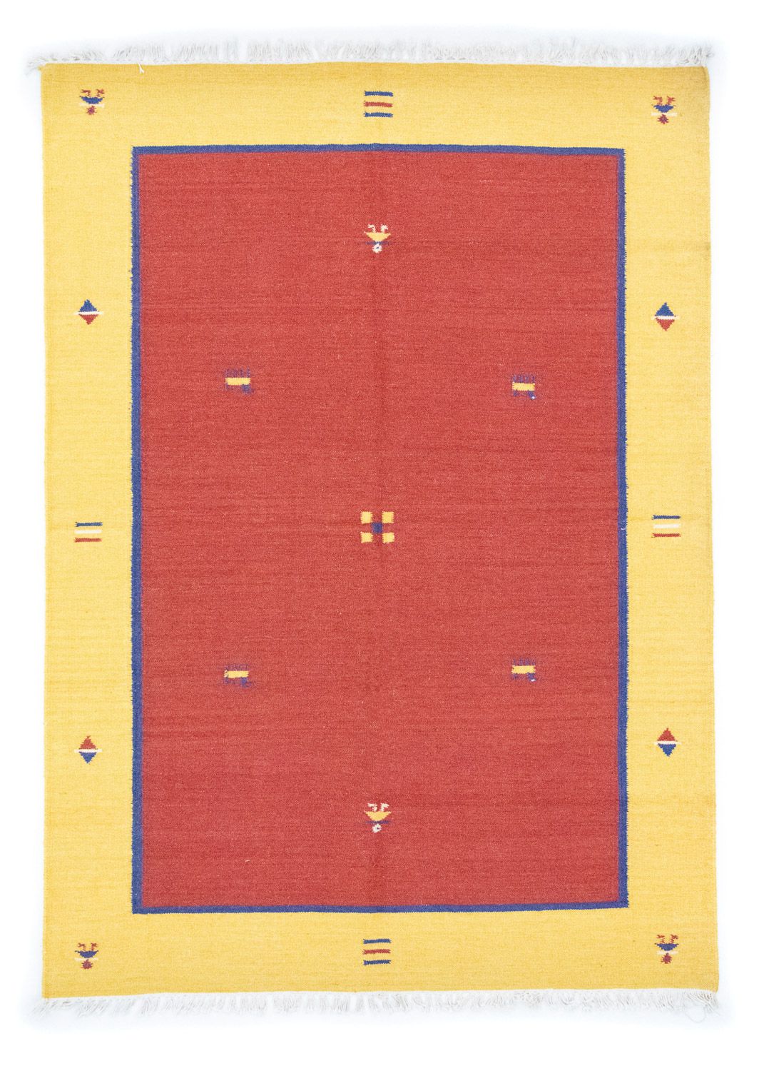 Kelim tapijt - Trendy - 200 x 140 cm - oranje