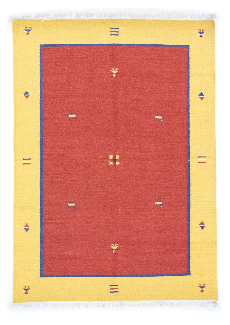 Kelim tapijt - Trendy - 200 x 140 cm - oranje