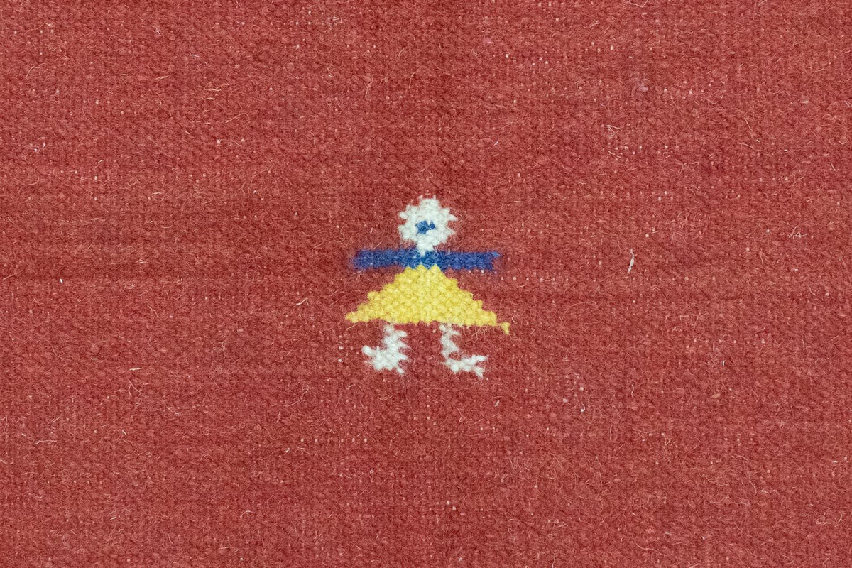 Kelim tapijt - Trendy - 200 x 140 cm - oranje