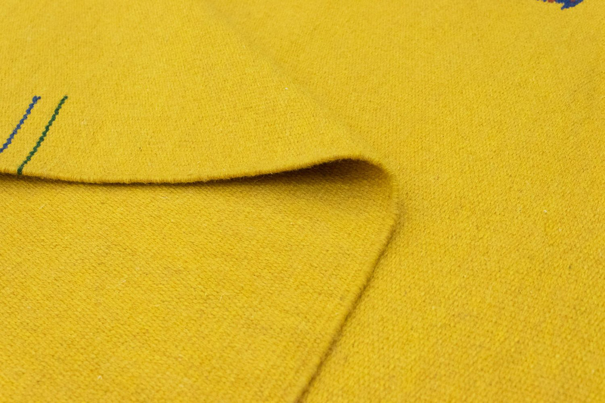 Kelim tapijt - Trendy - 180 x 120 cm - geel