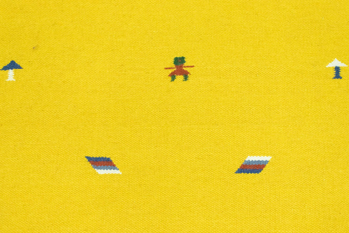 Kelim tapijt - Trendy - 180 x 120 cm - geel