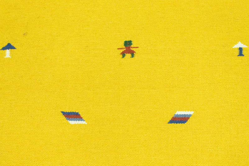 Kelim tapijt - Trendy - 180 x 120 cm - geel