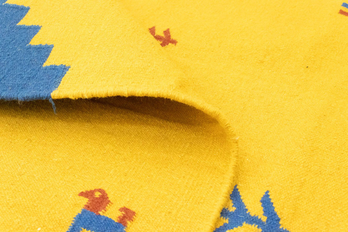 Kelim tapijt - Trendy - 300 x 200 cm - geel