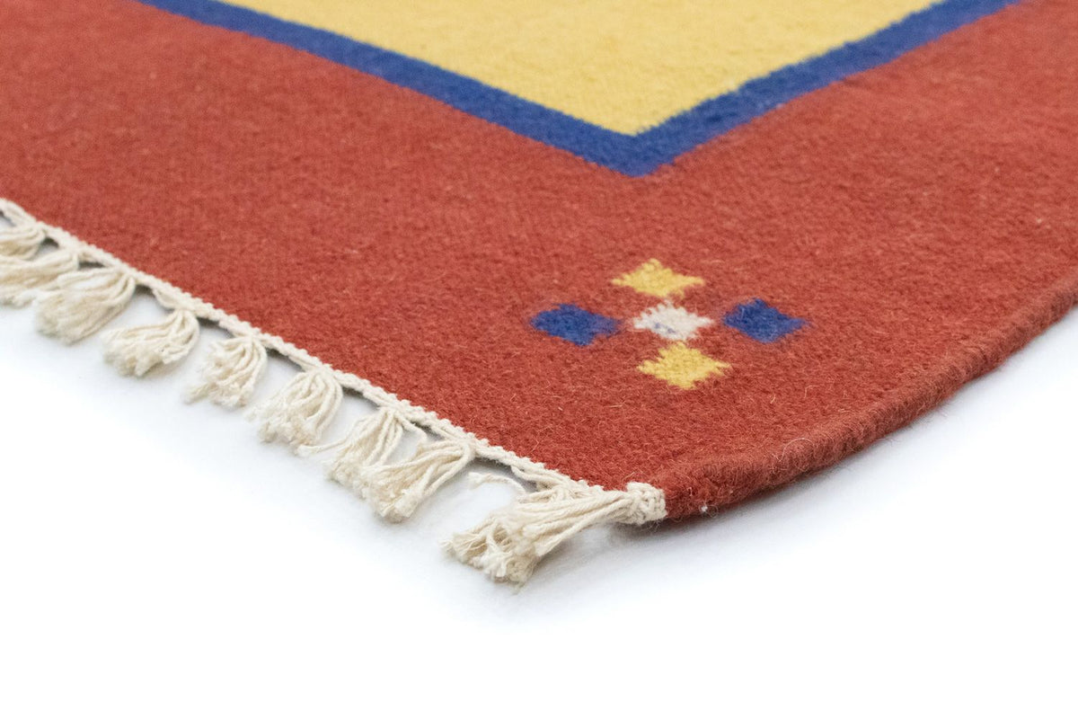 Kelim tapijt - Trendy - 200 x 140 cm - geel