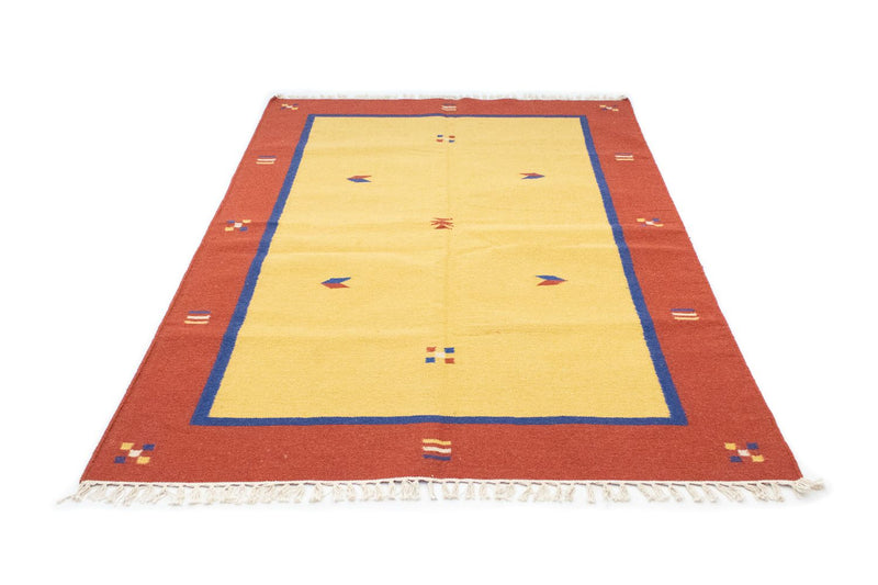 Kelim tapijt - Trendy - 200 x 140 cm - geel