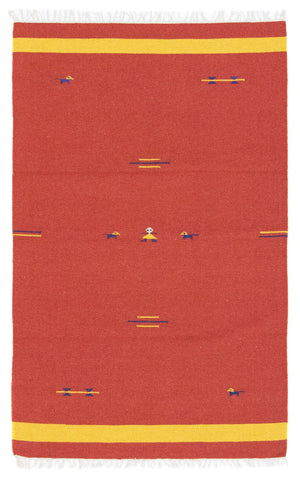 Kelim tapijt - Trendy - 180 x 120 cm - rood