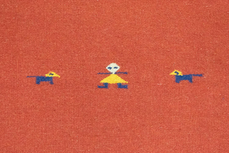 Kelim tapijt - Trendy - 180 x 120 cm - rood