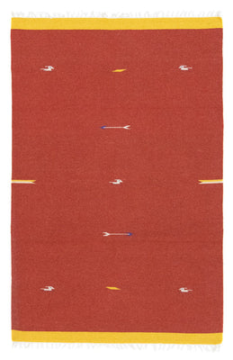 Kelim tapijt - Trendy - 180 x 120 cm - rood