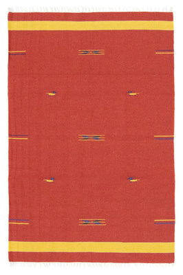 Kelim tapijt - Trendy - 180 x 120 cm - rood