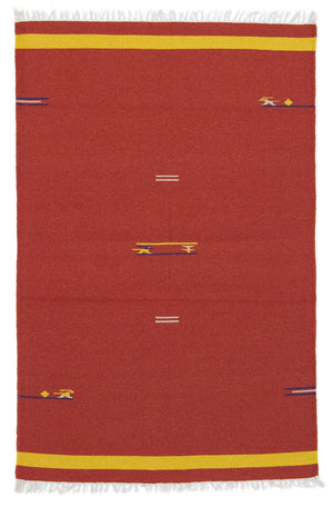Kelim tapijt - Trendy - 180 x 120 cm - rood