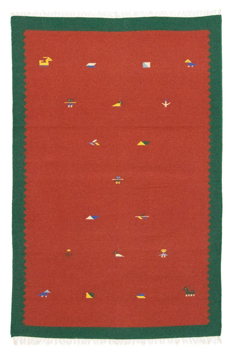 Kelim tapijt - Trendy - 180 x 120 cm - rood