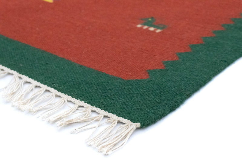 Kelim tapijt - Trendy - 180 x 120 cm - rood