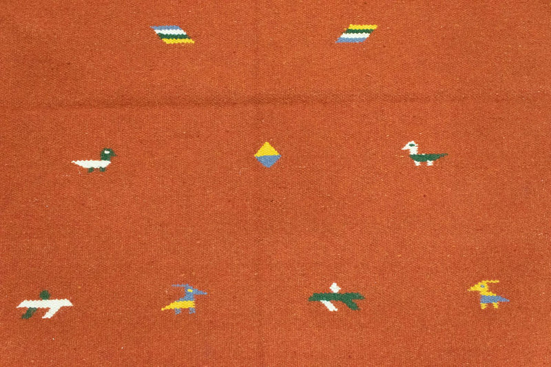 Kelim tapijt - Trendy - 180 x 120 cm - oranje