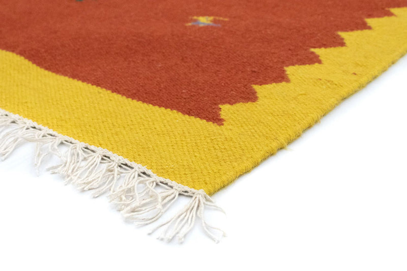 Kelim tapijt - Trendy - 180 x 120 cm - oranje