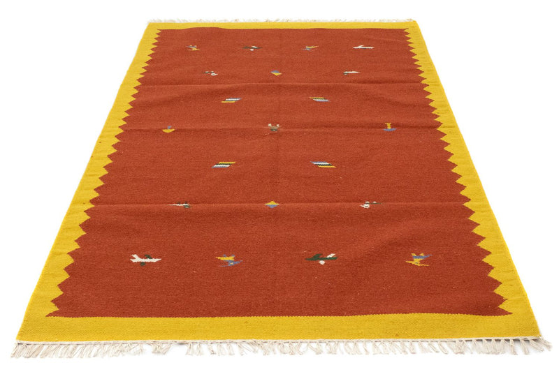 Kelim tapijt - Trendy - 180 x 120 cm - oranje