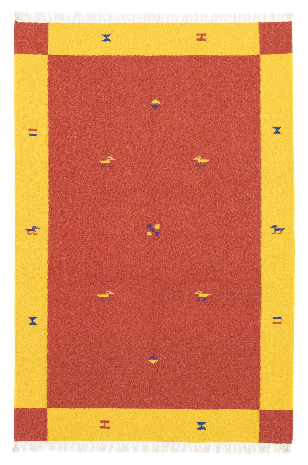 Kelim tapijt - Trendy - 180 x 120 cm - oranje