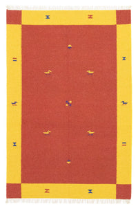 Kelim tapijt - Trendy - 180 x 120 cm - oranje