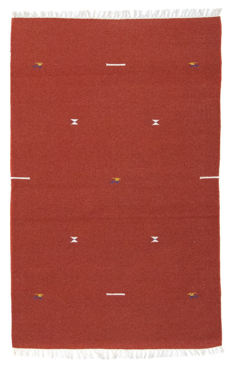 Kelim tapijt - Trendy - 180 x 120 cm - rood