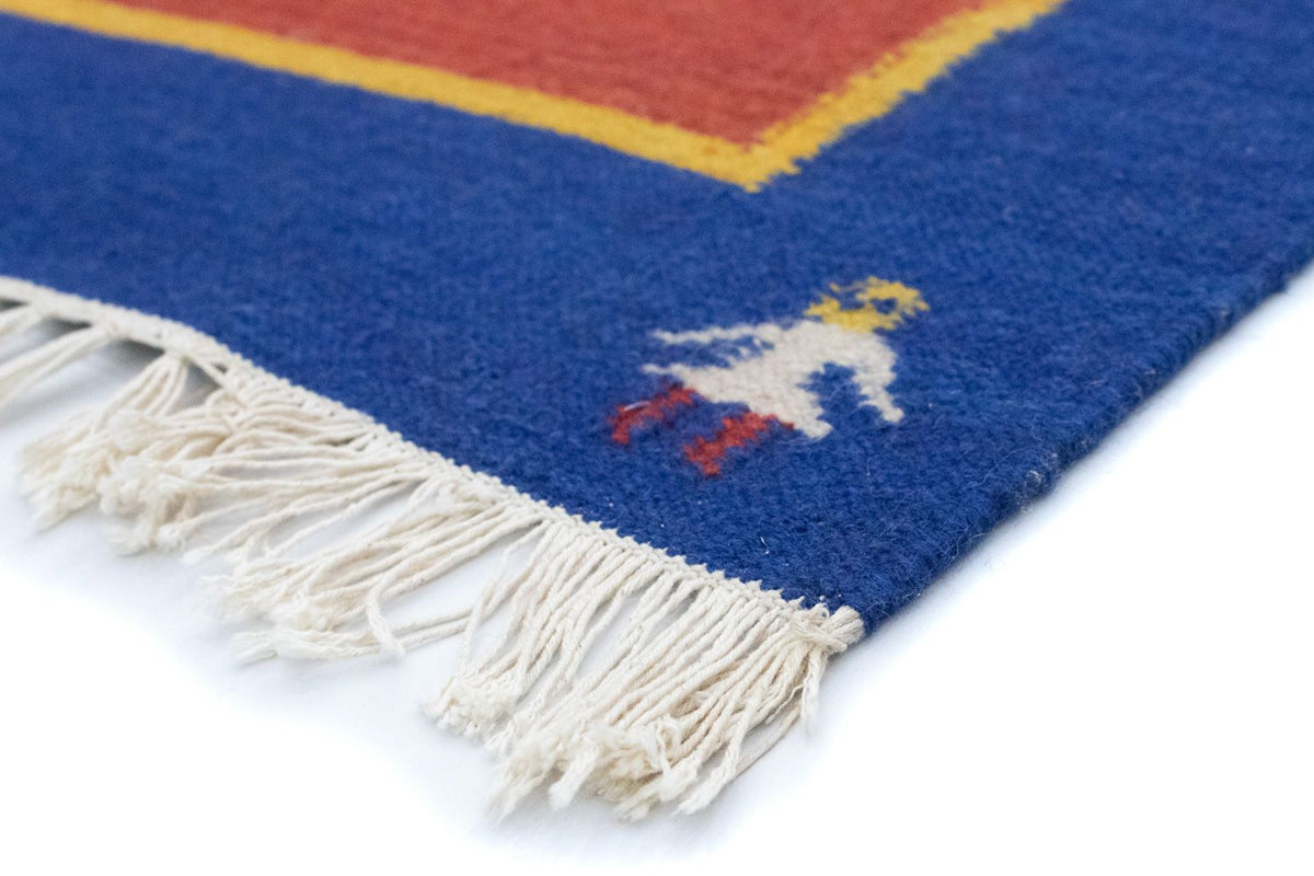 Kelim tapijt - Trendy - 200 x 140 cm - oranje