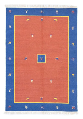 Kelim tapijt - Trendy - 200 x 140 cm - oranje