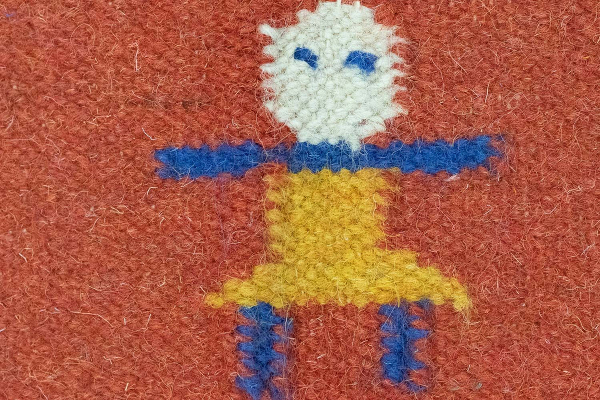 Kelim tapijt - Trendy - 200 x 140 cm - oranje