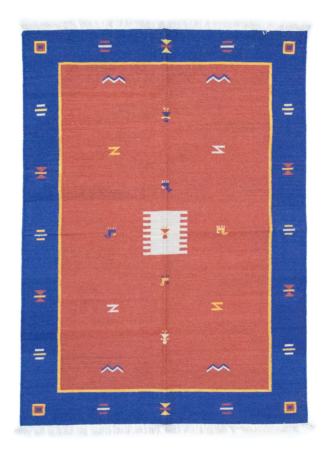 Kelim tapijt - Trendy - 200 x 140 cm - rood