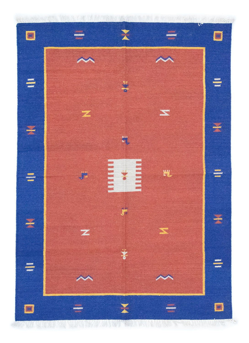 Kelim tapijt - Trendy - 200 x 140 cm - rood