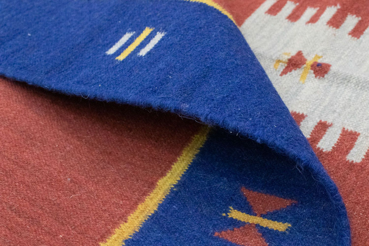 Kelim tapijt - Trendy - 200 x 140 cm - rood