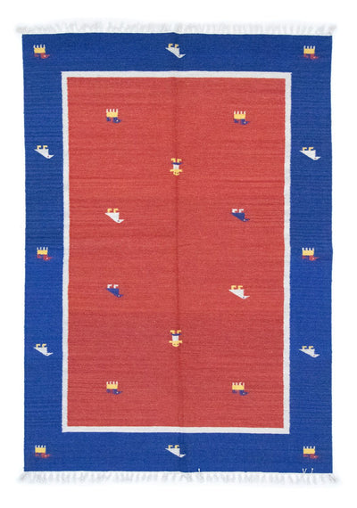 Moderne kilim Tapijt 140x200cm - Wollen tapijt