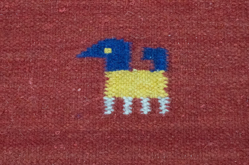 Kelim tapijt - Trendy - 200 x 140 cm - rood