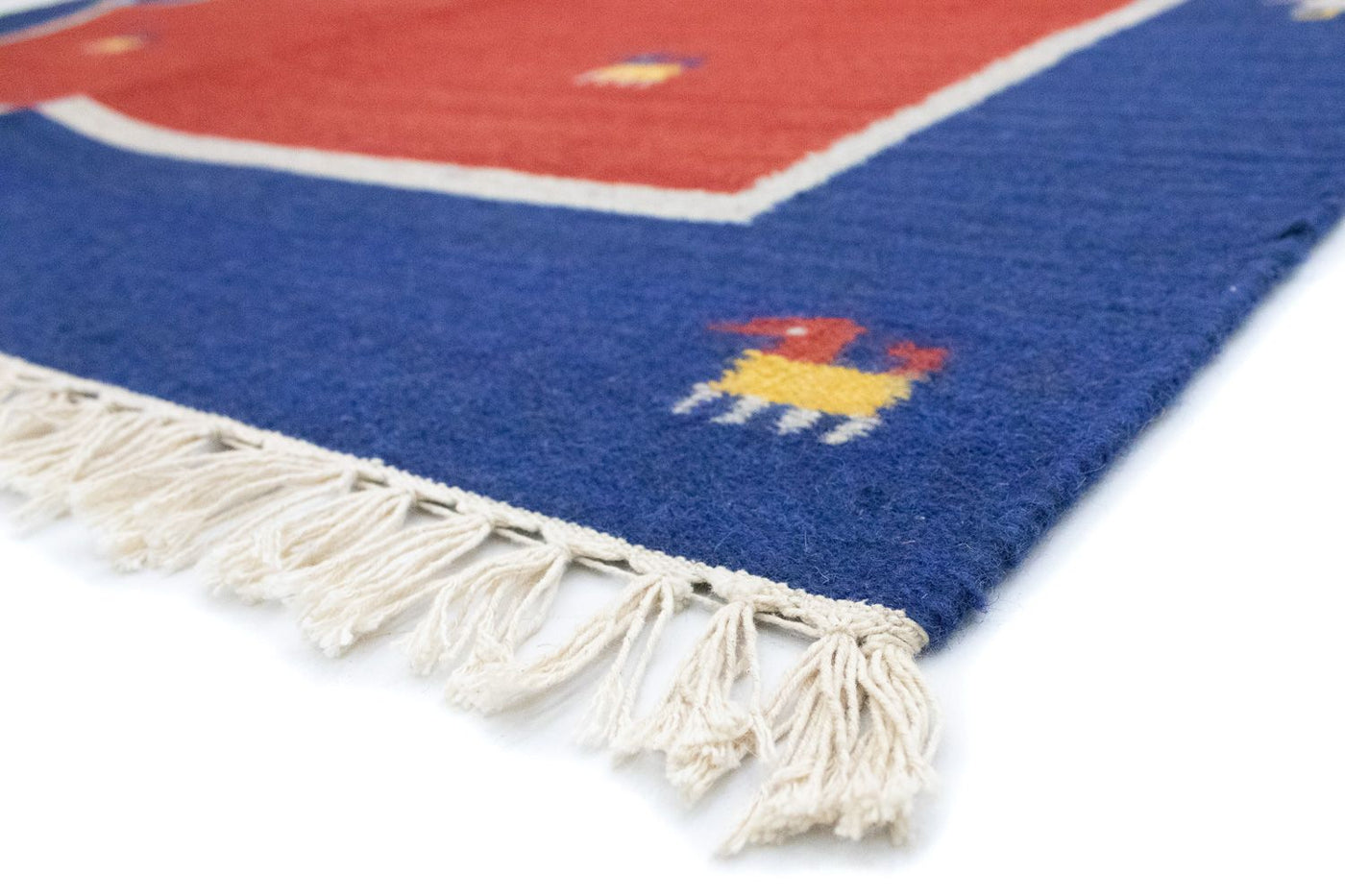 Moderne kilim Tapijt 200x140cm - Wollen tapijt