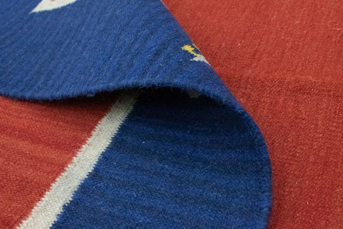 Kelim tapijt - Trendy - 200 x 140 cm - rood