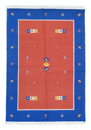 Kelim tapijt - Trendy - 200 x 140 cm - rood